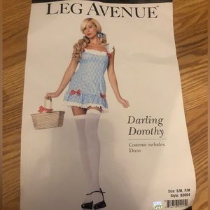 Sexy Little Fitted Dorothy Dress for Halloween- Size XS